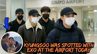The public was shocked! Kyungsoo suddenly appeared with EXO today