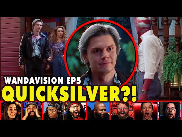 Reactors Reaction To Seeing Pietro AKA Quicksilver On Wandavision Episode 5 | Mixed Reactions class=