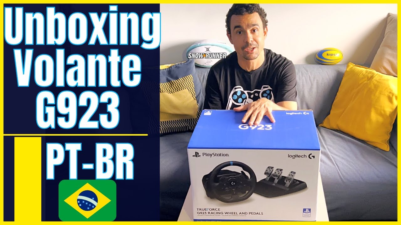 Volante Logitech G29 no PC - Unboxing e primeiras impressões 