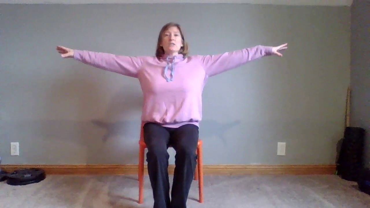 Low Intensity, No Impact Chair Cardio for Seniors YouTube