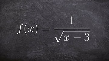 How to determine the domain of a rational function - domain and range