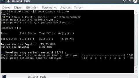 Pacman on Manjaro-KaOS-Arch Linux(konsole-terminal)