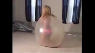 Super Hot Girl Bikini model Gets stuck in a Mega balloon