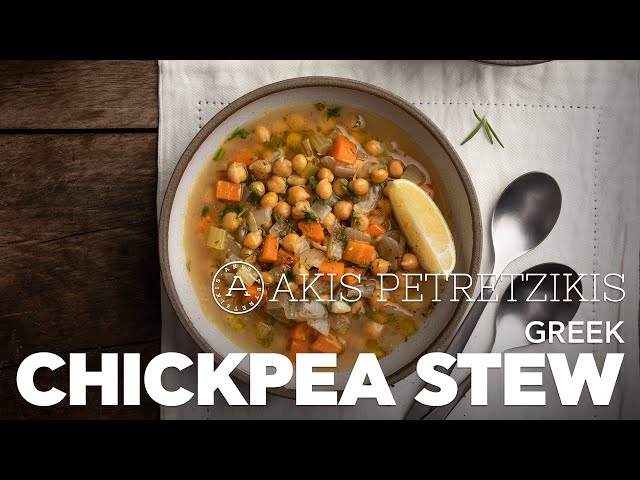 Greek chickpea stew | Akis Petretzikis Kitchen