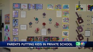 In search of in-person learning, some parents pulling kids from public school