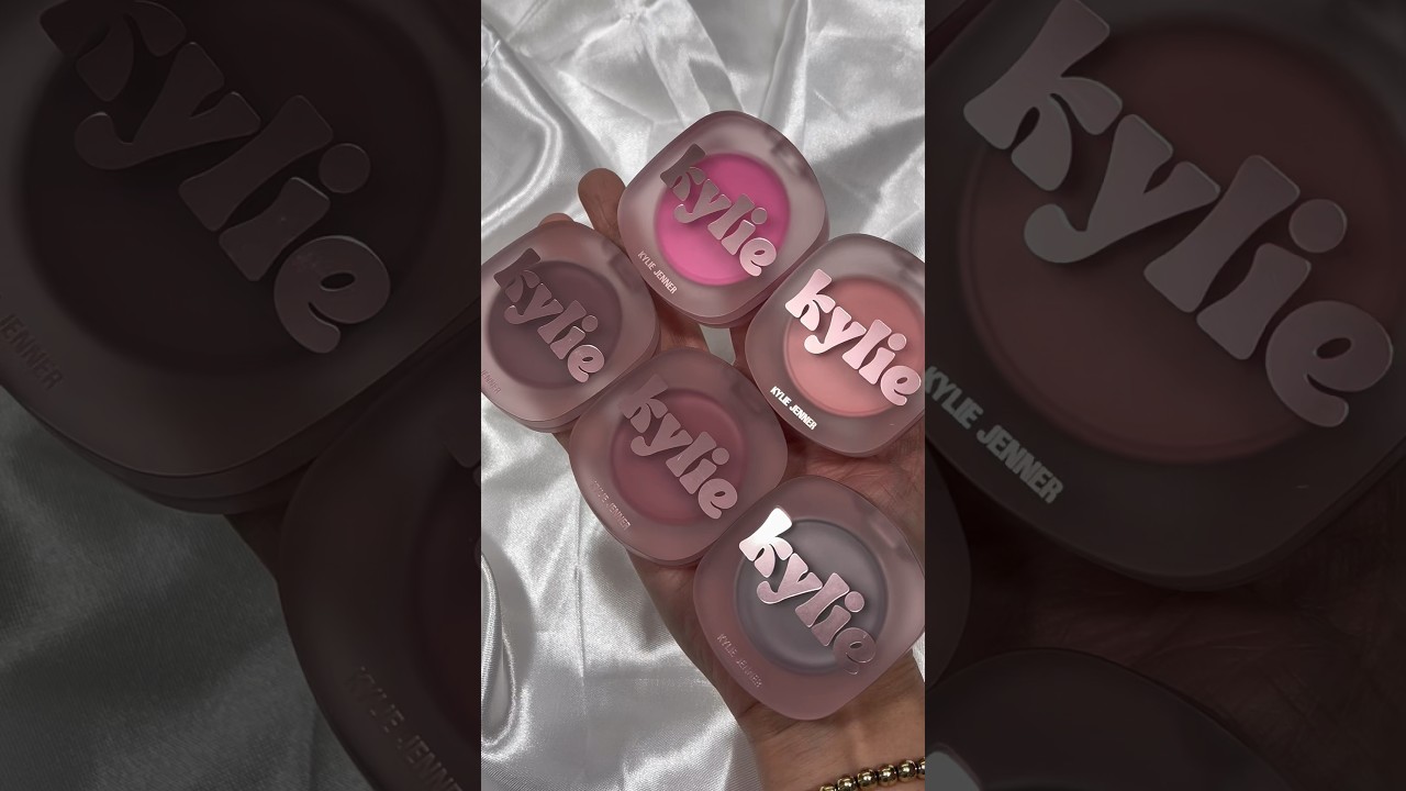 New Kylie Cosmetics lip and cheek glow balm shades 