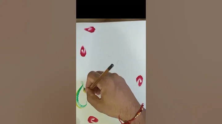 welcome Card #shorts #painting