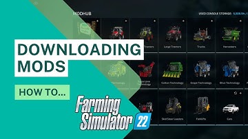 How to download MODS on Farming Simulator 22 | FS22 | PS5