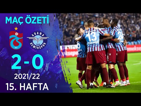 Trabzonspor 2-0 Adana Demirspor MAÇ ÖZETİ | 15. Hafta - 2021/22