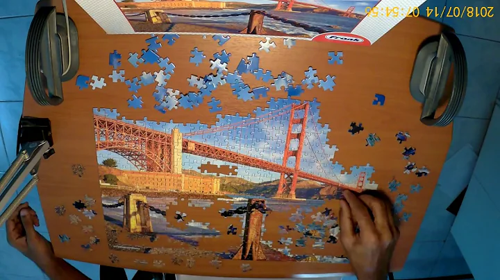 Golden Gate Jigsaw puzzle - timelapse