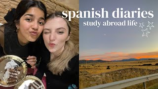 study abroad diaries: spain study abroad vlog, realistic school weekly vlog in madrid ⋆·˚ ༘ *