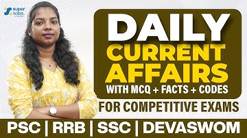 11/10/2025 I DAILY CURRENT AFFAIRS I KERALA PSC I DEVASWOM I RRB | SSC | LDC | DEGREE LEVEL