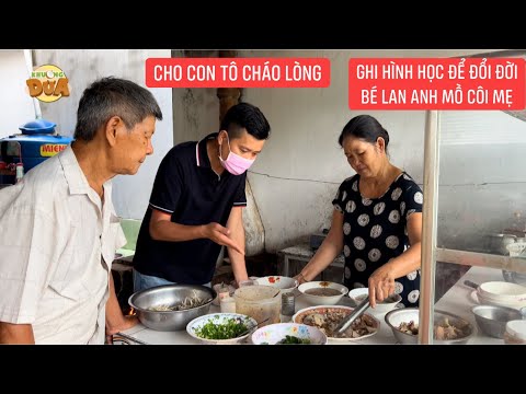 Video Khương Dừa nạp tô cháo lòng lấy năng lượng ghi hình... - YouTube