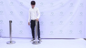 Cột chắn inox dây kéo căng loại 3m