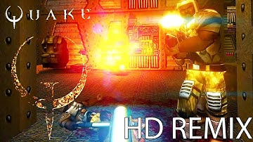 Quake 1 HD Remix Graphics Mod - Hard [Just Gameplay]