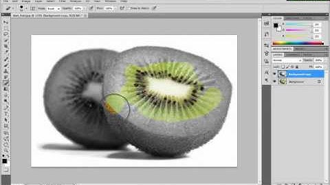 Adobe Photoshop CS5 - Color splash
