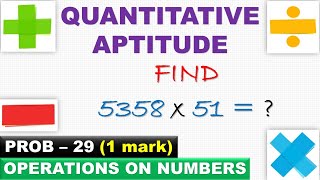 5358 x 51 =  | Operations on Numbers | @ooruvathuarivu
