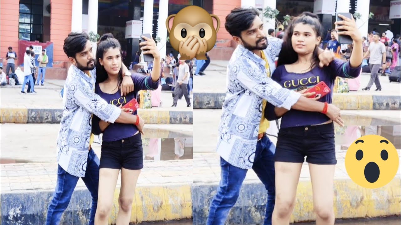 Romantic Selfie Prank 🤪On Cute🤫 Girl's || 