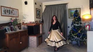 Russian gypsy dance classes. Parterre and shoulder vibration in russian gypsy dance- Lesson N 10