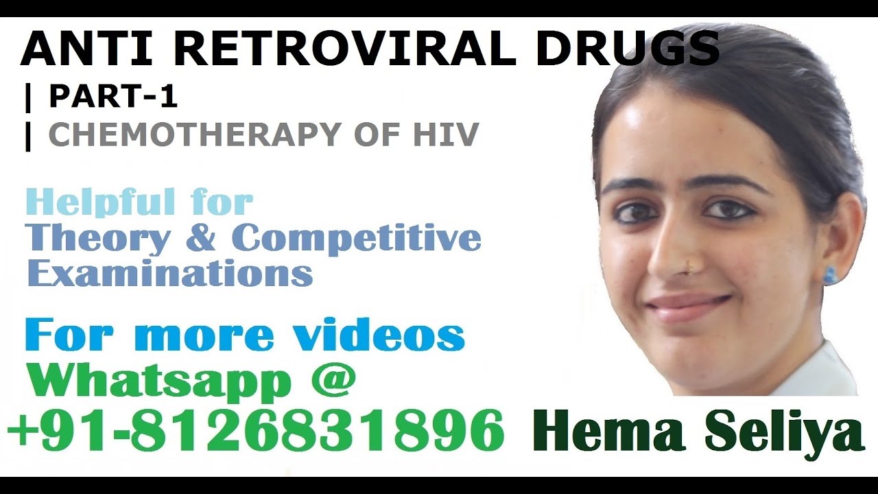 ANTI RETROVIRAL DRUGS | PART-1 | CHEMOTHERAPY OF HIV