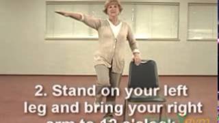 Balance Exercise - Falls in the elderly: Clock Reach