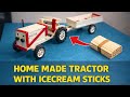 Stick Tractor: A Handcrafted Wooden Masterpiece#experiment #electricmotor #automobile #automobile