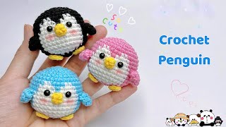 Crochet Penguin  | Penguin Amigurumi Tutorial | Móc Chim Cánh Cụt