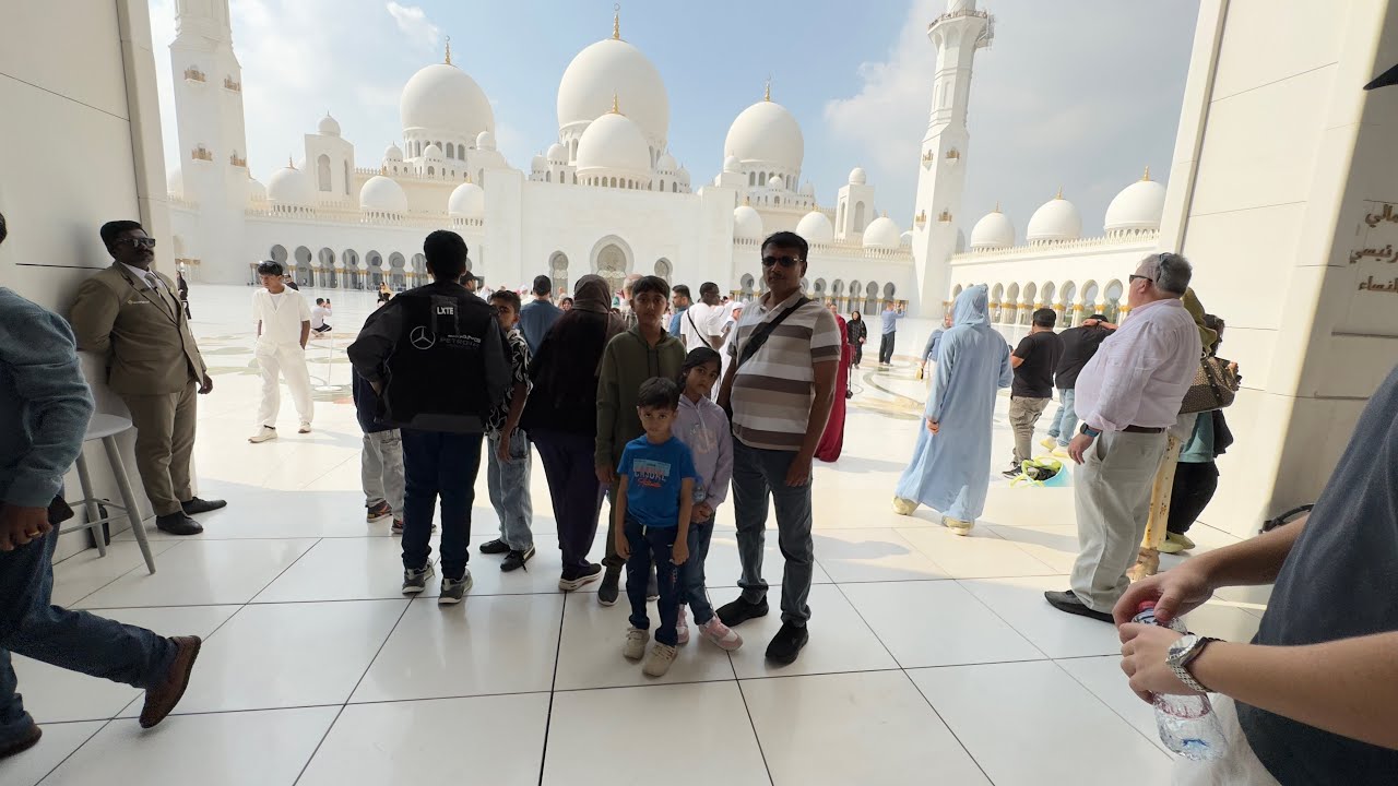 Visit to Shaikh Zyed Mosque with Family