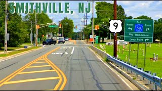 (6) US 9 | NJ 157 | Driving From Absecon to Smithville | SPLIT SCREEN (N)