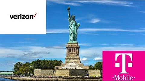 Verizon vs T-Mobile | Liberty Island, NY |Cellular Network Speed Testing @ Statue of Liberty