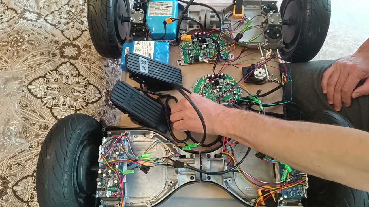 Прошивка платы гироскутера. 4 скорости вперёд + задняя + тормоз. Демо к проекту для А.