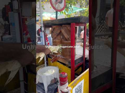 Unhygienic sugarcane juice #trendingshorts #food #trendingsong #foodie