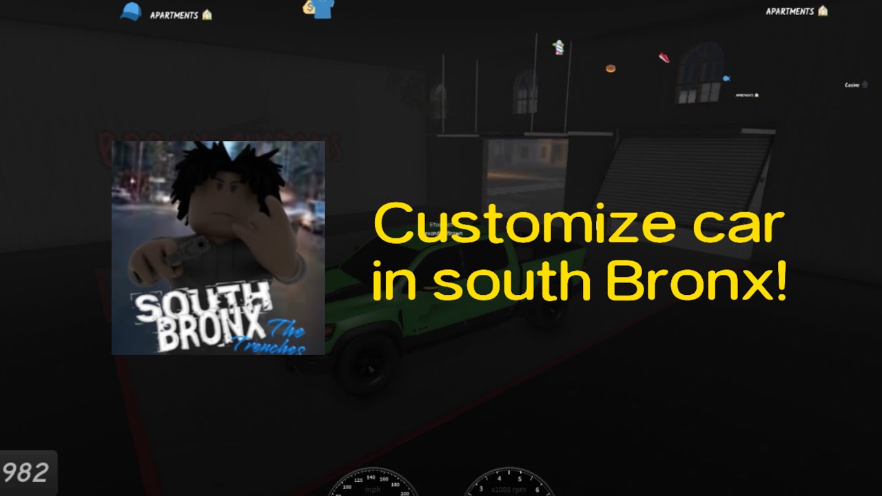 How To Customize Your Car In South Bronx Roblox YouTube