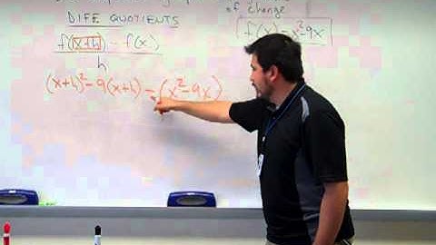 3.3 Difference Quotient part 2