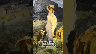 The Goat Herder by William Herbert “Buck” Dunton #shorts #taos #goat #artist #museum