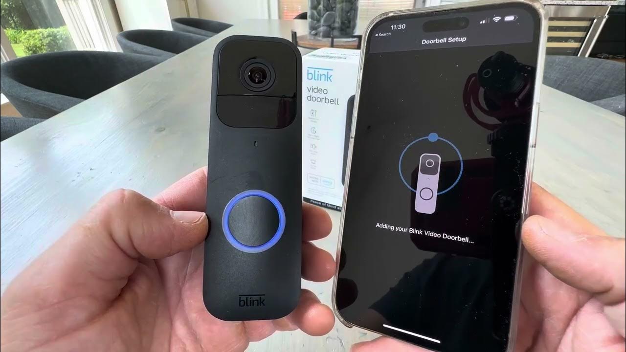 Blink Video Doorbell Two way audio, HD video, motion and chime app