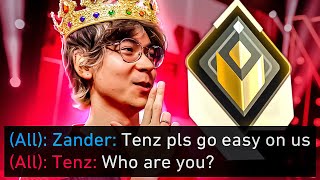 So I played against Tenz...