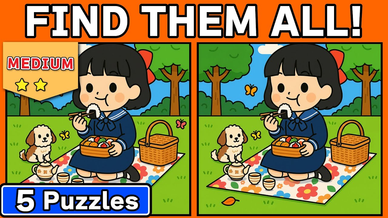 MEDIUM】One Long Puzzle Journey – Spot the Difference for Deep