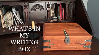 What’s In My Writing Box - Jane Austen Inspired Journaling July 2021