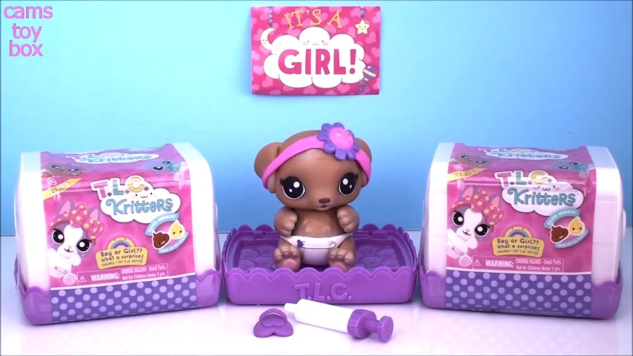 TLC Kritters Surprise Toy Unboxing Kids Fun - YouTube