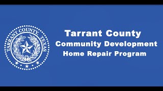 Tarrant County Home Repair Program