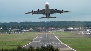 🇲🇾 Impressive Malaysia Airlines A380 Flying at Farnborough.