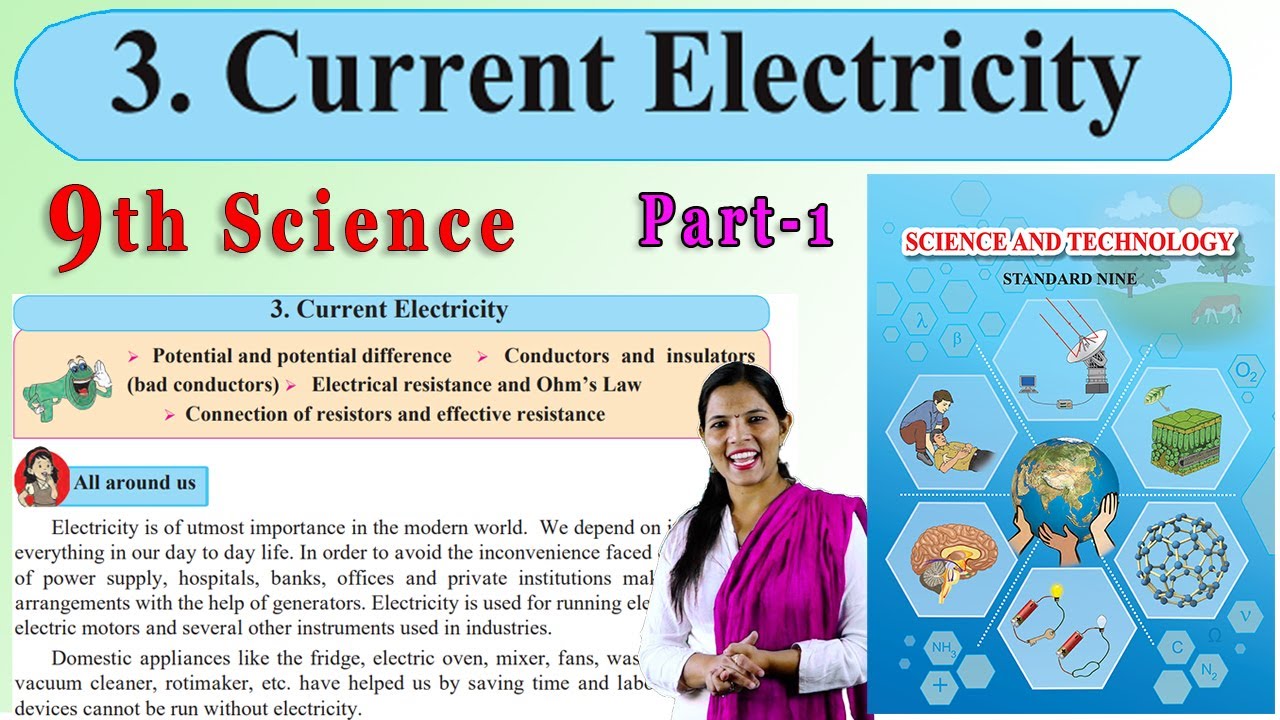 9th Science | Chapter 3 | Current Electricity | Part 1 | # ...