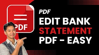 How To Edit Bank Statement PDF (2025) Simple Tutorial