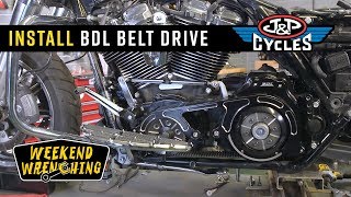 BDL Belt Drive Installation, Milwaukee 8 Harley Davidson Touring Bike : Weekend Wrenching