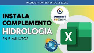 Complemento Hidrología - Excel, Tutorial de Instalación