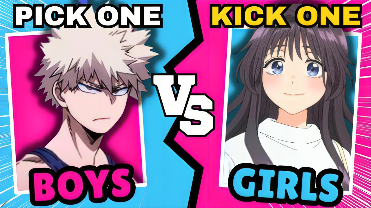 PICK ONE ✅ , KICK ONE ❌ CHALLENGE | BOYS VS GIRLS EDITION 🔥