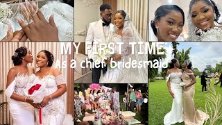 My First Time As A Chief Bridesmaid Ekene Umenwas Wedding Bts Bridal Shower I Met Moses Bliss
