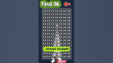 🧠 Only 1% Can Spot the Hidden Number 🤯 👀 Can You? 🫵 #quiz #riddle #puzzle #challenge #wow #viral