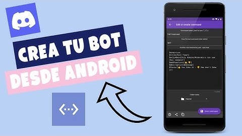 Como crear tu bot de discord desde Android 100% Real 😱😱🤖🤖